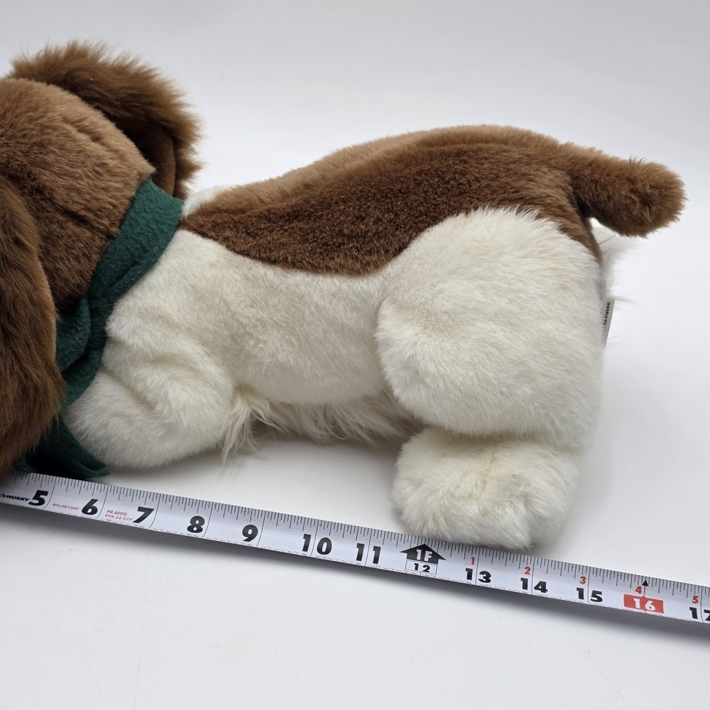 Gund Eddie Bauer Puppy Dog 15" White Brown Black Stuffed Animal Plush Toy - Picture 7 of 9